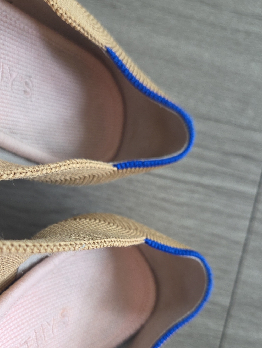 Rothy's Women's 9.5- The Point II Flat Slip On Shoes Camel Captoe! - Picture 6 of 7